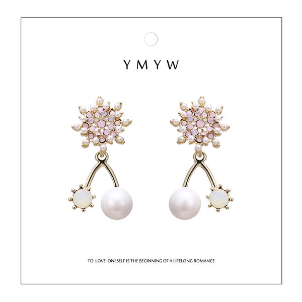 ymyw exquisite elegant simulated pearls earrings romantic pink rhinestone sun flower luxury 16 k metal earrings for women bijoux, Silver
ymyw exquisite elegant simulated pearls earrings romantic pink rhinestone sun flower luxury 16 k metal earrings for women bijoux, Silver