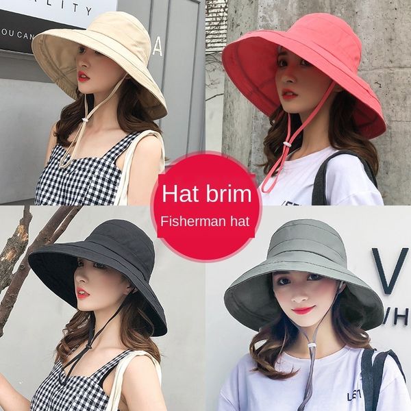 lady summer big edge sunshade fisherman bucket bucket fisherman hat all-match outdoor travel beach sunscreen sun hat, Blue;gray
lady summer big edge sunshade fisherman bucket bucket fisherman hat all-match outdoor travel beach sunscreen sun hat, Blue;gray