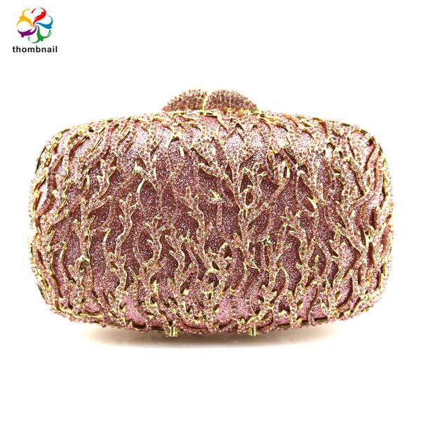 pink crystal rhinestone clutch handbag women metal handle tote purse wedding party evening bag
pink crystal rhinestone clutch handbag women metal handle tote purse wedding party evening bag