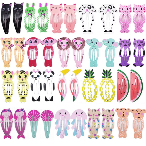 20pcs/lot children hair accessories metal snap princess hair clips cute animals fruit hairpins for girls candy color barrettes, Slivery;white
20pcs/lot children hair accessories metal snap princess hair clips cute animals fruit hairpins for girls candy color barrettes, Slivery;white
