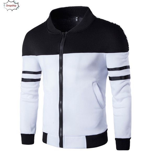 2019 fashion&casual&daily men's autumn winter zipper sportswear patchwork jacket long sleeve coat dropshiping 18nov21, Black;brown 
2019 fashion&casual&daily men's autumn winter zipper sportswear patchwork jacket long sleeve coat dropshiping 18nov21, Black;brown
