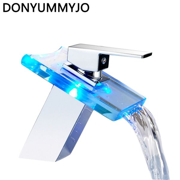 led light waterfall spout bathroom basin faucet deck mount 3 colors change led tap water power basin mixer faucet
led light waterfall spout bathroom basin faucet deck mount 3 colors change led tap water power basin mixer faucet