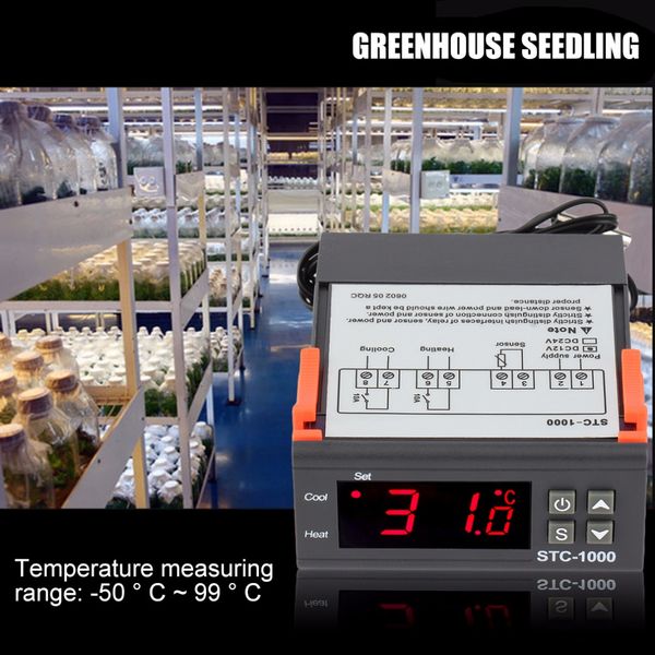 two relay output led digital temperature controller thermostat incubator 110-220v 10a ntc sensor aquarium heater thermoregulator
two relay output led digital temperature controller thermostat incubator 110-220v 10a ntc sensor aquarium heater thermoregulator