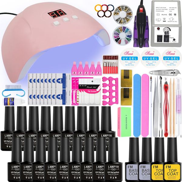 manicure set nail kit with led nail lamp 20000rpm drill machine polish kit set tools coat extension gel
manicure set nail kit with led nail lamp 20000rpm drill machine polish kit set tools coat extension gel