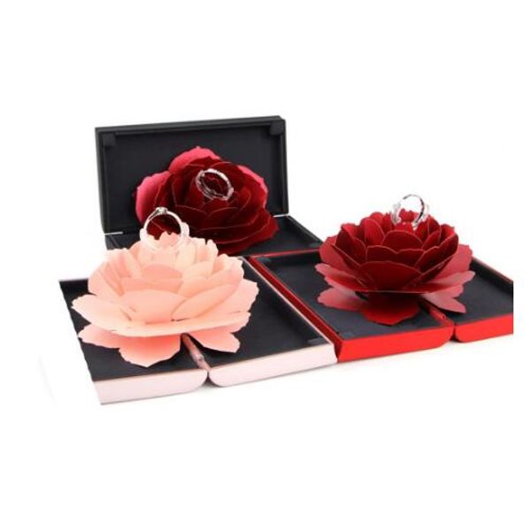 3d pop up red rose flower ring box wedding engagement box jewelry storage holder case gb916, Black;white
3d pop up red rose flower ring box wedding engagement box jewelry storage holder case gb916, Black;white