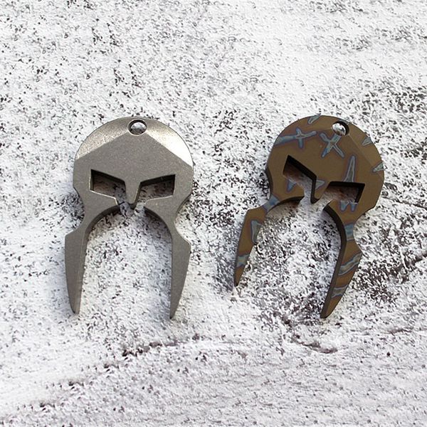 edc outdoor cnc tc4 titanium sparta mask key chain car mounted ornaments survival broken window multi tools
edc outdoor cnc tc4 titanium sparta mask key chain car mounted ornaments survival broken window multi tools