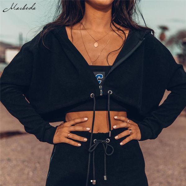 macheda women black basic hooded coats long sleeve zipper bomber jacket casual jacket coat autumn loose winter streetwear, Black;brown
macheda women black basic hooded coats long sleeve zipper bomber jacket casual jacket coat autumn loose winter streetwear, Black;brown