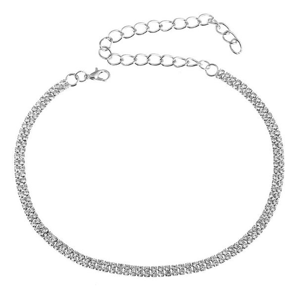 rhinestone choker necklaces jewelry wedding-accessories collier silver tone women crystal chain necklace statement jewelry, Golden;silver
rhinestone choker necklaces jewelry wedding-accessories collier silver tone women crystal chain necklace statement jewelry, Golden;silver