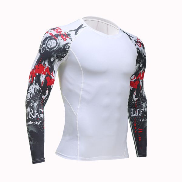men's gym t-shirt sports long sleeve running tights men's sportswear fitness bodybuilding t-shirt quick-drying sportswear, Black;red
men's gym t-shirt sports long sleeve running tights men's sportswear fitness bodybuilding t-shirt quick-drying sportswear, Black;red
