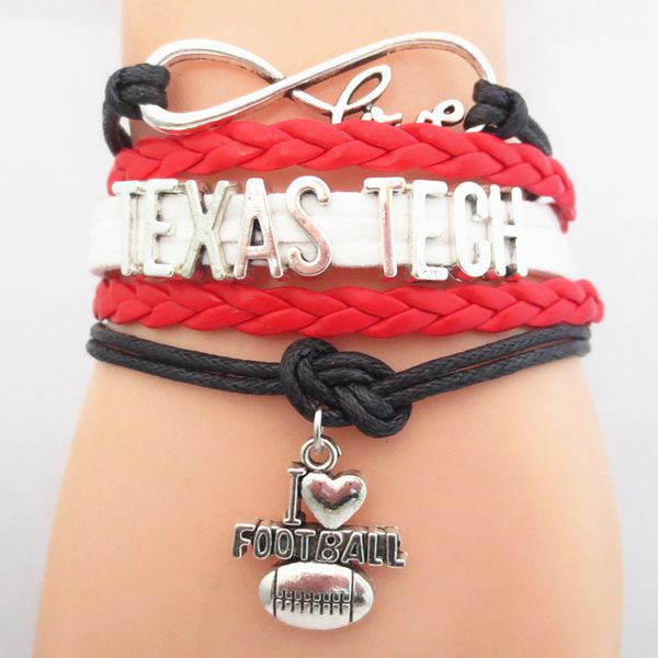 jewelry infinity love texas tech football bracelet sport team wristband friendship bracelets b09095, Golden;silver
jewelry infinity love texas tech football bracelet sport team wristband friendship bracelets b09095, Golden;silver