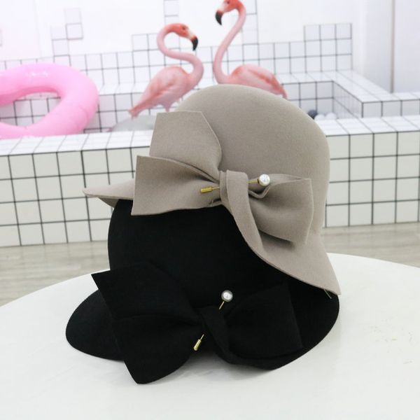 01907-bao sell hat wool winter elegant style pearl lady leisure bucket cap women dinner formal hat, Blue;gray
01907-bao sell hat wool winter elegant style pearl lady leisure bucket cap women dinner formal hat, Blue;gray