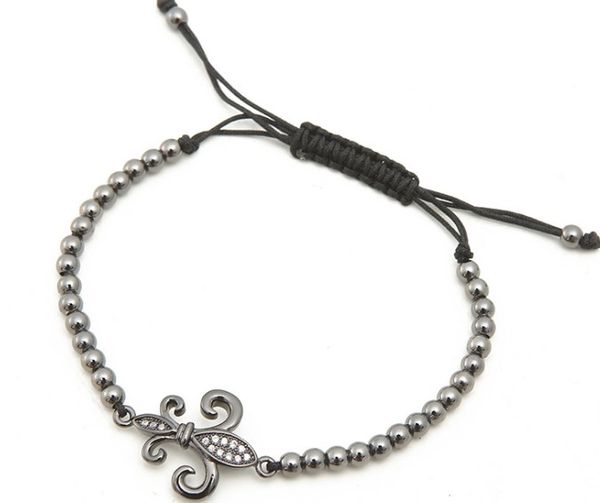 gold silver micro pave cz cubic zirconia rope adjusted copper beads bracelet xty43 plant charm braided bangles fashion, Black
gold silver micro pave cz cubic zirconia rope adjusted copper beads bracelet xty43 plant charm braided bangles fashion, Black