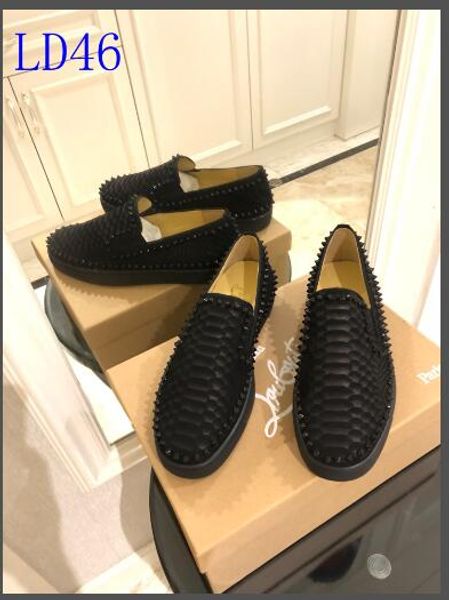 a14 new christian luxury louboutin bottom red bottoms studded spikes brand cl mens casual shoes men women party lover sports sneakers, Black
a14 new christian luxury louboutin bottom red bottoms studded spikes brand cl mens casual shoes men women party lover sports sneakers, Black
