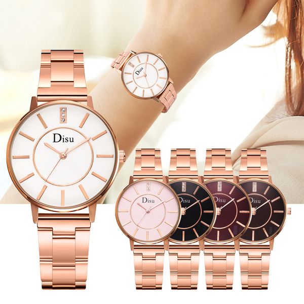 brand women's watches fashion casual without digital diamond-set dial alloy strap ladies quartz watch gifts for women relogio, Slivery;brown
brand women's watches fashion casual without digital diamond-set dial alloy strap ladies quartz watch gifts for women relogio, Slivery;brown