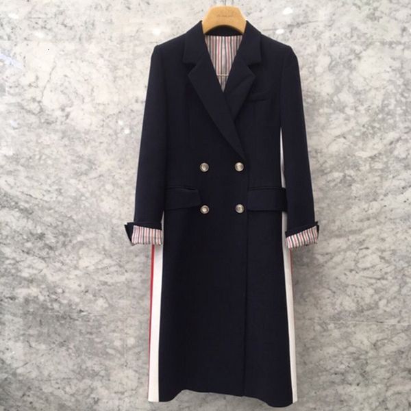 korea autumn new pattern notched neck long sleeve hit colors double breasted striped casual suit jacket women b817, White;black
korea autumn new pattern notched neck long sleeve hit colors double breasted striped casual suit jacket women b817, White;black