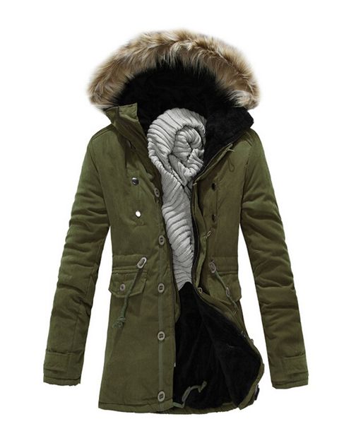 winter plus-size clothing warm thick plus velvet mid-length jacket fur collar hooded cotton-padded clothes jacket, Black
winter plus-size clothing warm thick plus velvet mid-length jacket fur collar hooded cotton-padded clothes jacket, Black