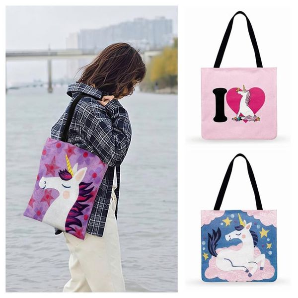 foldable shopping bag funny cartoon unicorn illustration print tote bag for women casual tote ladies shoulder bagbeach
foldable shopping bag funny cartoon unicorn illustration print tote bag for women casual tote ladies shoulder bagbeach