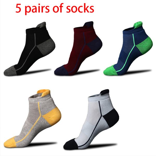 5 pairs new outdoor sport socks running sock anti slip elastics men cycling calcetines discounts warm basketball breathable, Black
5 pairs new outdoor sport socks running sock anti slip elastics men cycling calcetines discounts warm basketball breathable, Black
