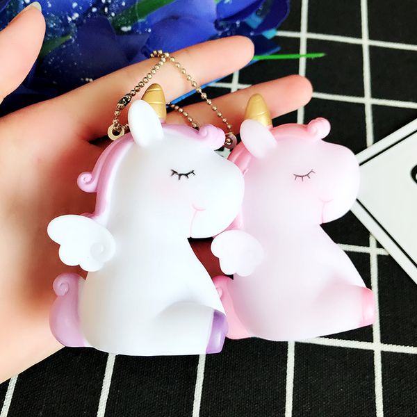 1pcs rainbow pvc animal unicorn keychain for men women bag ornament phone key chain keyring bag decoration, Silver
1pcs rainbow pvc animal unicorn keychain for men women bag ornament phone key chain keyring bag decoration, Silver