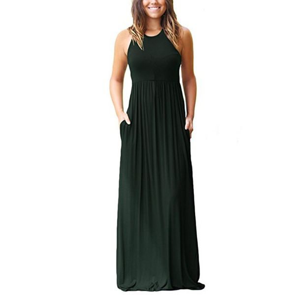women sleeveless loose pockets bohemian vest maxi dress 2019 summer beach sundress robe boho long dress party club vestidos, Black;gray
women sleeveless loose pockets bohemian vest maxi dress 2019 summer beach sundress robe boho long dress party club vestidos, Black;gray