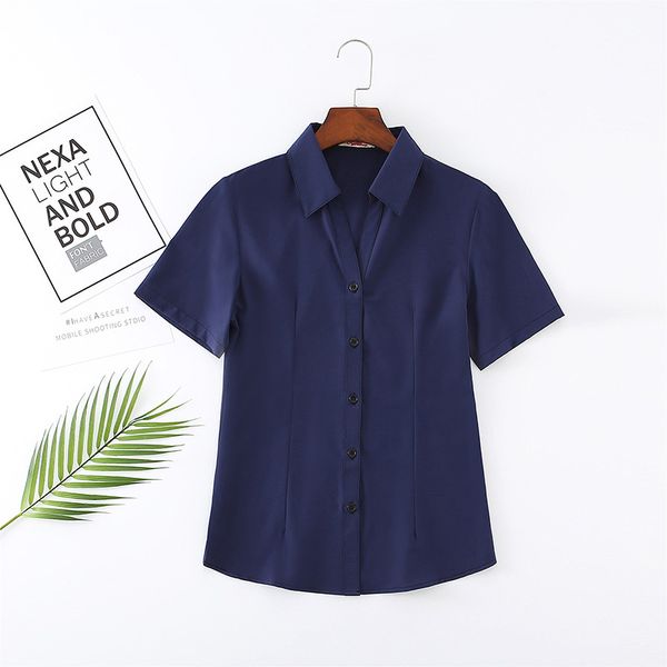 summer blouses 2xl to 9xl plus size shirts women short sleeve v-neck office lady women clothing work shirt ta67, White
summer blouses 2xl to 9xl plus size shirts women short sleeve v-neck office lady women clothing work shirt ta67, White