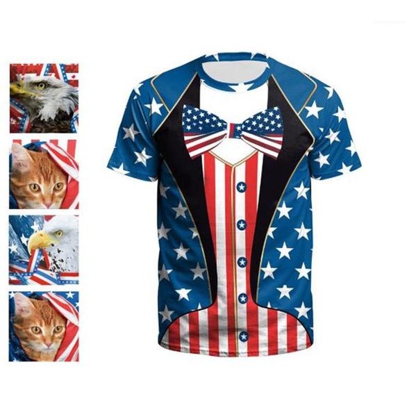 print short sleeve crew neck loose tees pullover couples summer us independent days tshirts fashion 3d, White;black
print short sleeve crew neck loose tees pullover couples summer us independent days tshirts fashion 3d, White;black