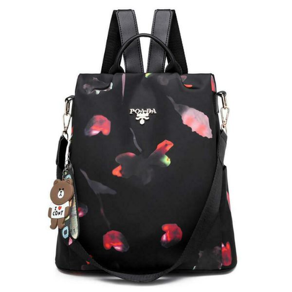 women's new anti-theft backpack oxford cloth waterproof female backpack