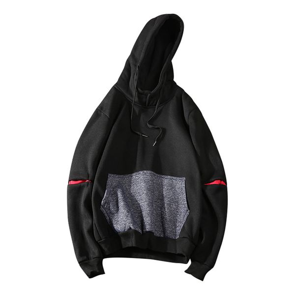 new fashion casual tracksuit contrast color hoodies men harajuku streetwear hip hop sweatshirts slim fit sportswear, Black
new fashion casual tracksuit contrast color hoodies men harajuku streetwear hip hop sweatshirts slim fit sportswear, Black