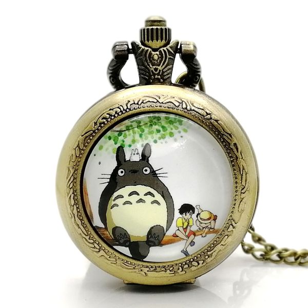 fashion my neighbor totoro japanese animated film movie dome design quartz pocket watch necklace men women pocket fob watch, Slivery;golden
fashion my neighbor totoro japanese animated film movie dome design quartz pocket watch necklace men women pocket fob watch, Slivery;golden