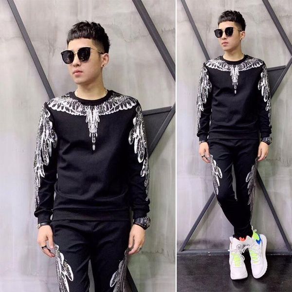new european trend drill wings designer tracksuit casual luxury sportswear track suits black jogging sets sweat suits plus size -4xl, Gray
new european trend drill wings designer tracksuit casual luxury sportswear track suits black jogging sets sweat suits plus size -4xl, Gray