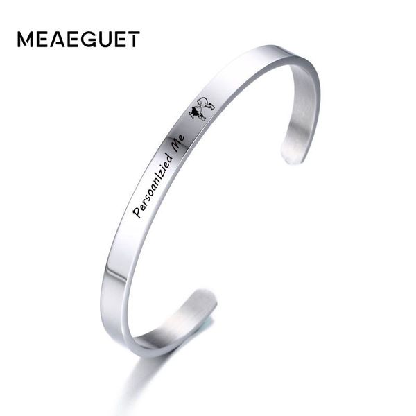 personalised secret message women cuff bracelet hand stamped bangle in silver color customised gift 6mm, White
personalised secret message women cuff bracelet hand stamped bangle in silver color customised gift 6mm, White