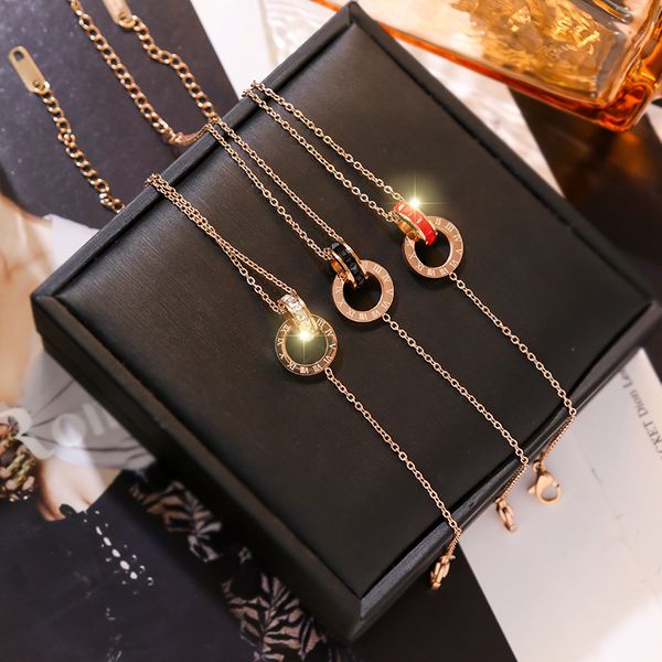 2020 new circle titanium steel bracelets female double letter personality bracelet party wedding different colors jewelry gifts, Black
2020 new circle titanium steel bracelets female double letter personality bracelet party wedding different colors jewelry gifts, Black