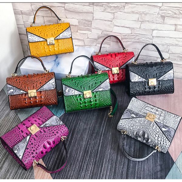 fashion alligator chains crossbody bags women classic serpentine panelled female handbags pu leather shoulder bag purses
fashion alligator chains crossbody bags women classic serpentine panelled female handbags pu leather shoulder bag purses