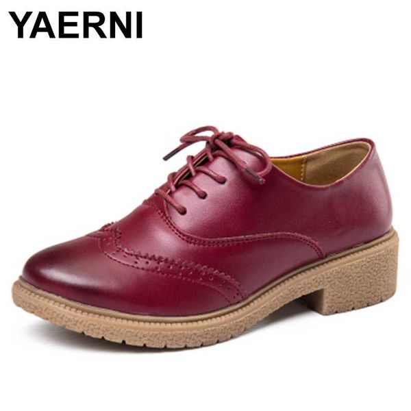 yaerni women genuine leather oxford shoes fashion round toe flat laces ladies oxfords england style brogue oxfords for, Black
yaerni women genuine leather oxford shoes fashion round toe flat laces ladies oxfords england style brogue oxfords for, Black