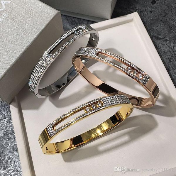 french gift brand jewelry 316l stainless steel mess fashion bracelet bangle for men women shinning cz stone setting lover's bracelet, Black
french gift brand jewelry 316l stainless steel mess fashion bracelet bangle for men women shinning cz stone setting lover's bracelet, Black