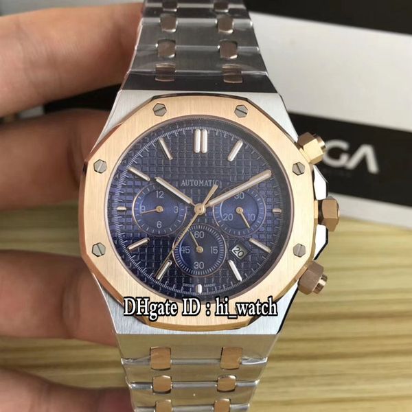 new royal 26331st two tone rose gold blue texture dial subdial miyota quartz chronograph mens watch satch hi_watch watches b21f6, Slivery;brown
new royal 26331st two tone rose gold blue texture dial subdial miyota quartz chronograph mens watch satch hi_watch watches b21f6, Slivery;brown