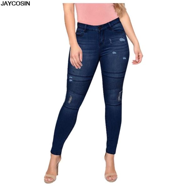jaycosin jeans women high waist stretch hole jeans leggings skinny slim fitness pants trousers 2020 skinny woman, Blue
jaycosin jeans women high waist stretch hole jeans leggings skinny slim fitness pants trousers 2020 skinny woman, Blue