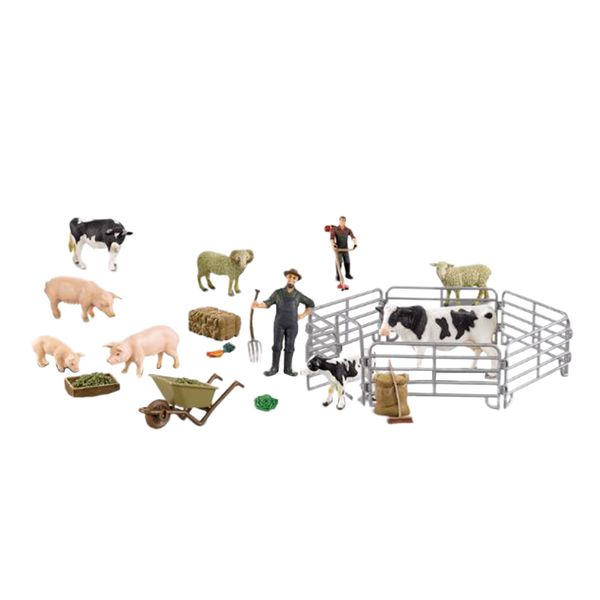 1 set kids toy simulation animal figures with people figurines - simulation farm playset - kids science and nature education
1 set kids toy simulation animal figures with people figurines - simulation farm playset - kids science and nature education