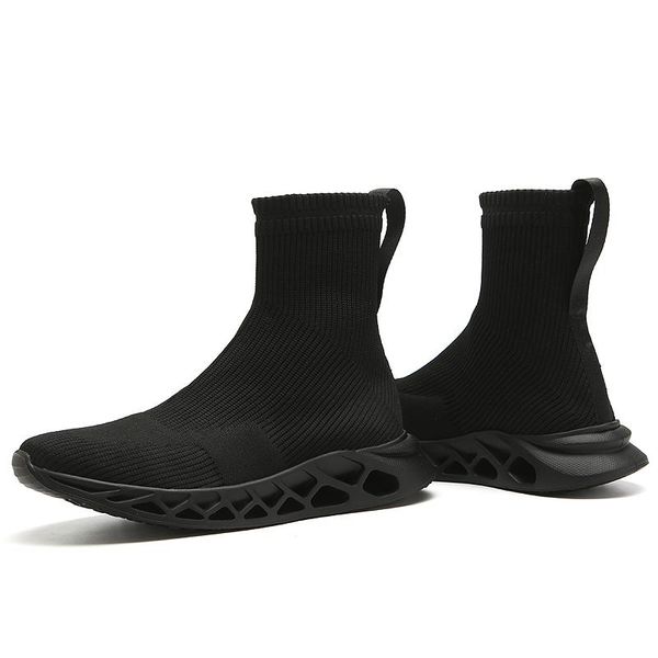 2019 fashion men's hip-hop shoes, korean version of men's fashion sports and casual shoes, socks, shoes and men's, Black
2019 fashion men's hip-hop shoes, korean version of men's fashion sports and casual shoes, socks, shoes and men's, Black
