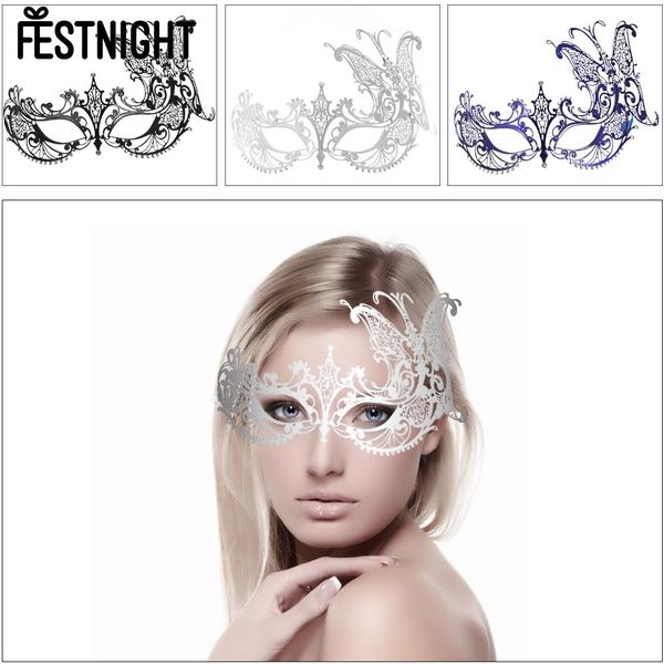 festnight butterfly mask cosplay blue/black/sliver metal half mask with rhinestones masquerade ball halloween party decor
festnight butterfly mask cosplay blue/black/sliver metal half mask with rhinestones masquerade ball halloween party decor