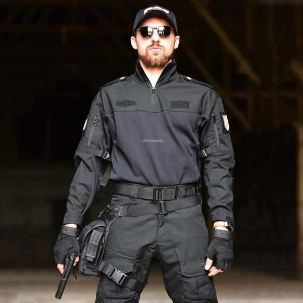 hunting sets us army combat shirt + pants camouflage clothing multicam black ghillie suit paintball cs game uniforms, Camo
hunting sets us army combat shirt + pants camouflage clothing multicam black ghillie suit paintball cs game uniforms, Camo
