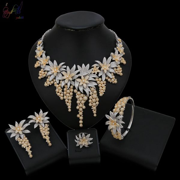 yulaili luxury sparking brilliant cubic zirconia clear necklace earrings bracelet ring bridal wedding jewelry sets, Black
yulaili luxury sparking brilliant cubic zirconia clear necklace earrings bracelet ring bridal wedding jewelry sets, Black