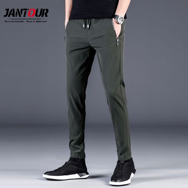 jantour 2019 new brand spring summer casual men's pants men elastic waist pants male fast-drying stretch fabric drawstring, Black
jantour 2019 new brand spring summer casual men's pants men elastic waist pants male fast-drying stretch fabric drawstring, Black