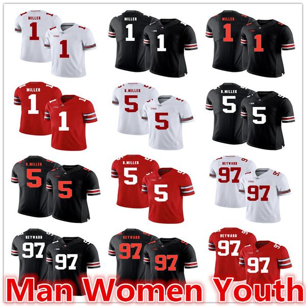 customize ncaa ohio state buckeyes football jerseys braxton miller 1 braxton miller 5 cameron heyward 97 jersey any name number size s-5xl, Black
customize ncaa ohio state buckeyes football jerseys braxton miller 1 braxton miller 5 cameron heyward 97 jersey any name number size s-5xl, Black