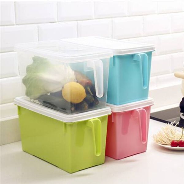 wholesales food container plastic storage box with handle refrigerator kitchen accessories
wholesales food container plastic storage box with handle refrigerator kitchen accessories