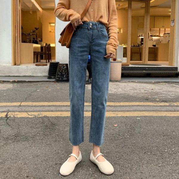 classical fashion blue jeans for girls new arrivals straight cropped female denim pants high waist
classical fashion blue jeans for girls new arrivals straight cropped female denim pants high waist