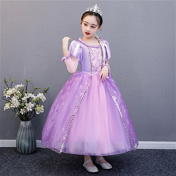 kids girls princess rapunzel dresses full ball gown long party dress children clothing kids halloween cosplay costume, Red;yellow
kids girls princess rapunzel dresses full ball gown long party dress children clothing kids halloween cosplay costume, Red;yellow