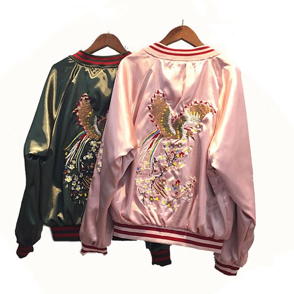 two way wear embroidery bomber jacket autumn stain coat women harajuku bf loose women's windbreaker, Black;brown
two way wear embroidery bomber jacket autumn stain coat women harajuku bf loose women's windbreaker, Black;brown