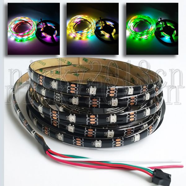 5v ws2812b ic 5050 rgb led pixel flexible strip light tape 5m 150leds individual addressable dream magic color changing chasing black ip65 w
5v ws2812b ic 5050 rgb led pixel flexible strip light tape 5m 150leds individual addressable dream magic color changing chasing black ip65 w