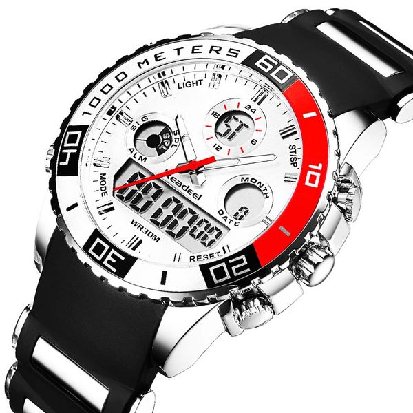 fashion men sport watches mens watch quartz rubber led analog clock man waterproof watch reloj hombre 2019, Slivery;brown
fashion men sport watches mens watch quartz rubber led analog clock man waterproof watch reloj hombre 2019, Slivery;brown